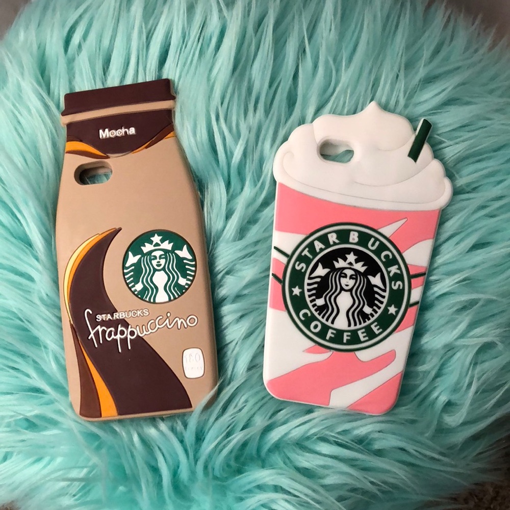 SOLD☕️Adorable Starbucks Iphone 6s cases!!☕️